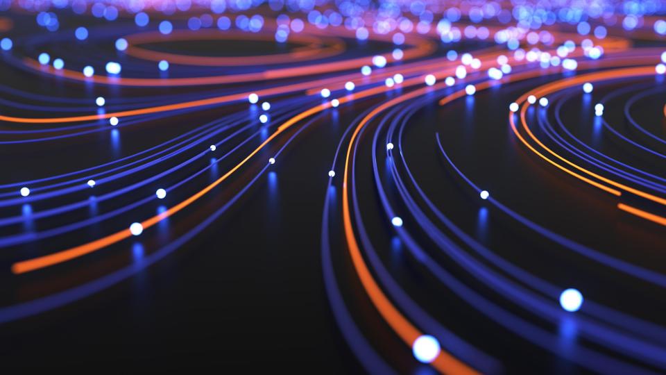 Fiber optic data communication