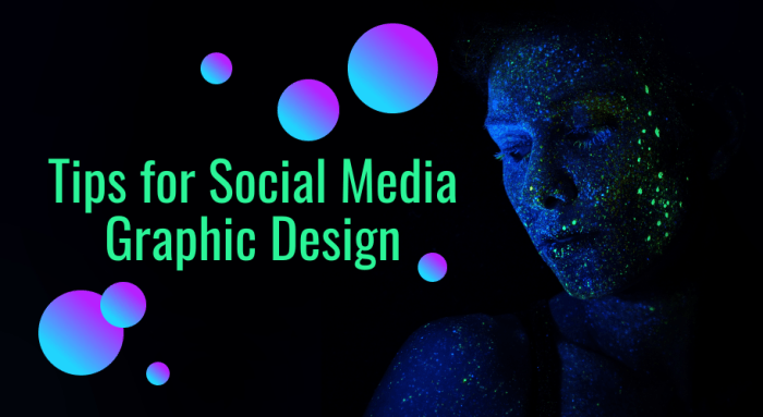 Graphic design for social media marketing